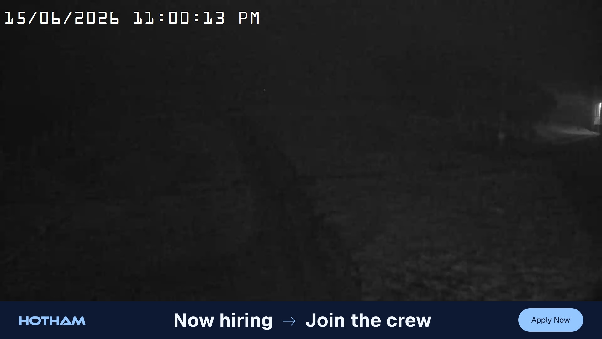 Mt Hotham Big D snow cam captured at 15 June 2026, 1:00 pm