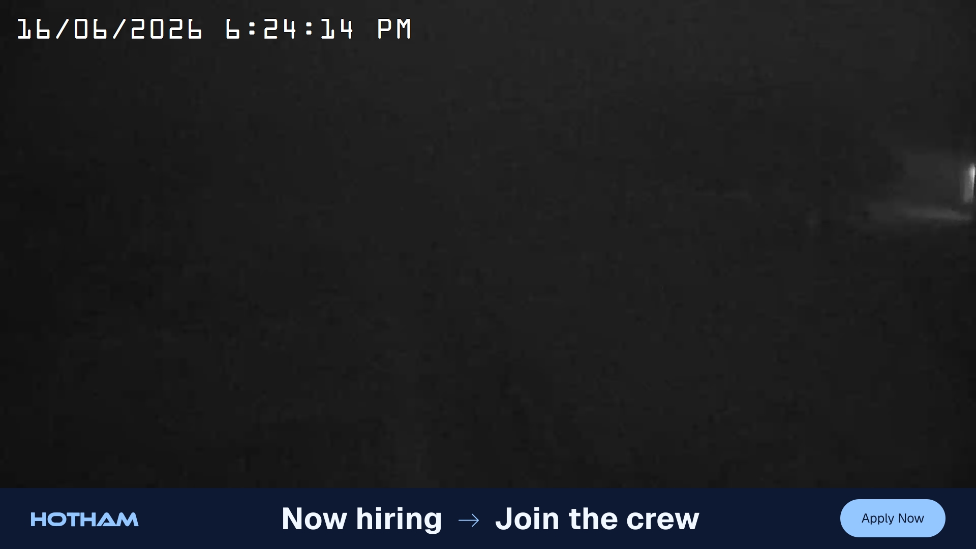 Mt Hotham Big D snow cam captured at 16 June 2026, 8:24 am