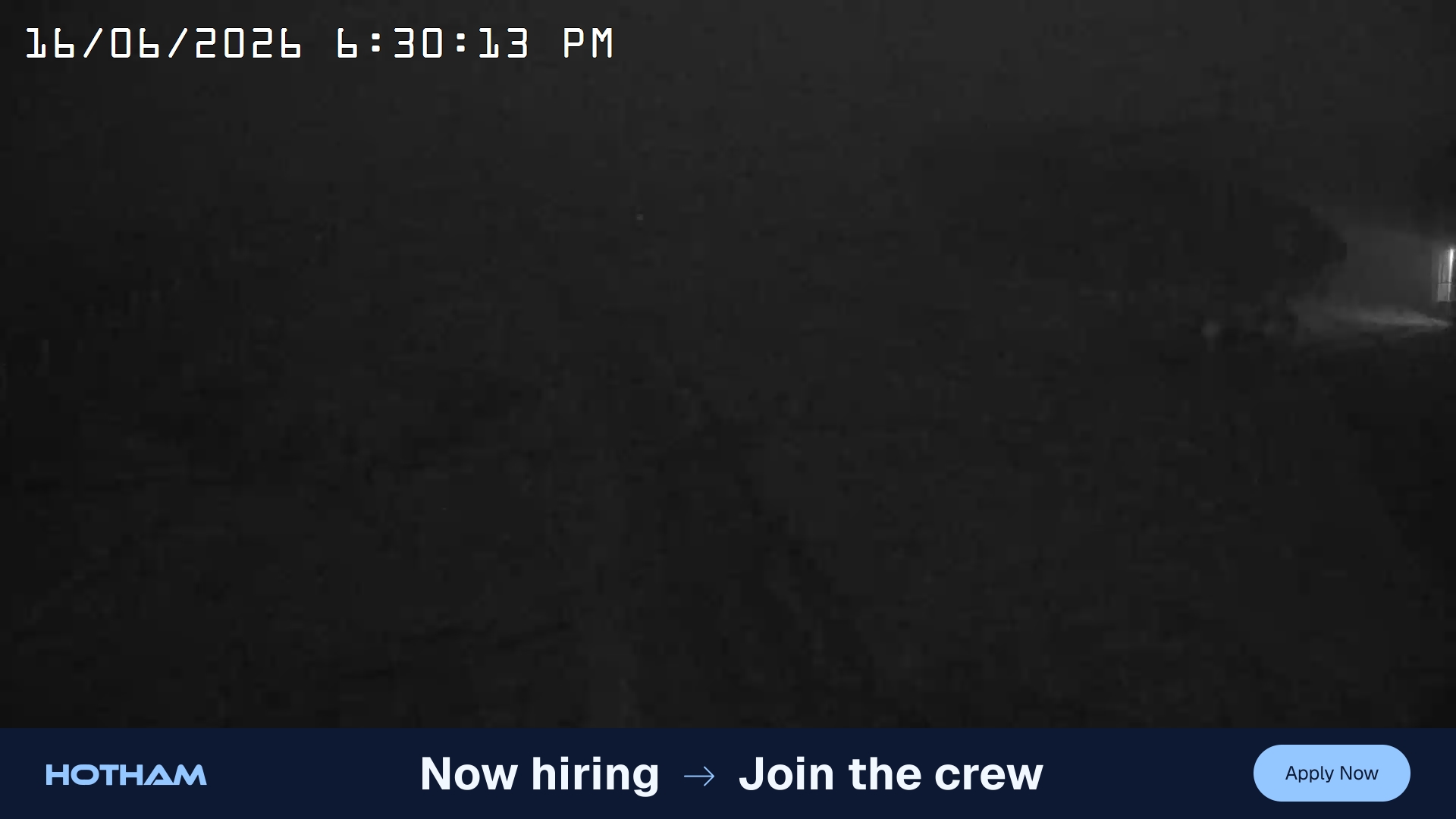 Mt Hotham Big D snow cam captured at 16 June 2026, 8:30 am