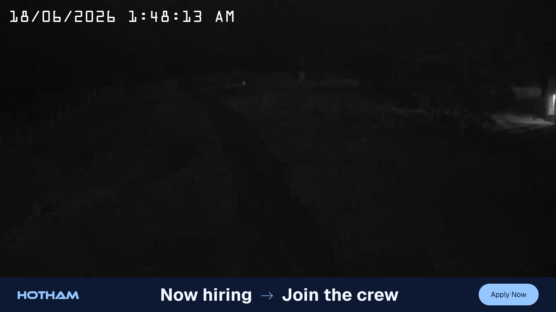 Mt Hotham Big D snow cam captured at 17 June 2026, 3:48 pm