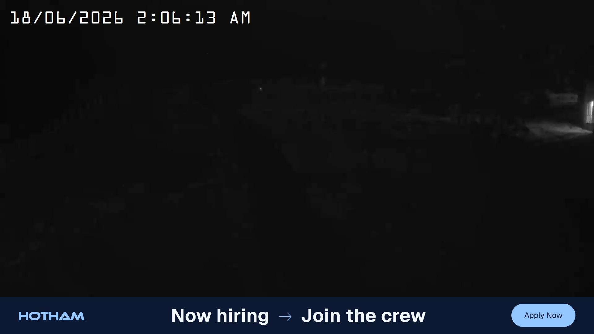 Mt Hotham Big D snow cam captured at 17 June 2026, 4:06 pm