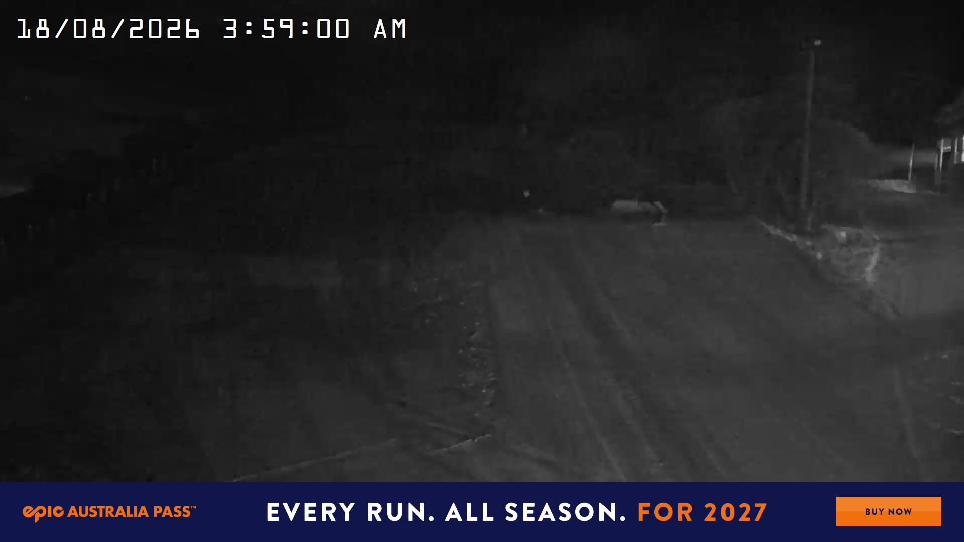 Mt Hotham Big D snow cam captured at 18 August 2026 at 3:59 am AEST