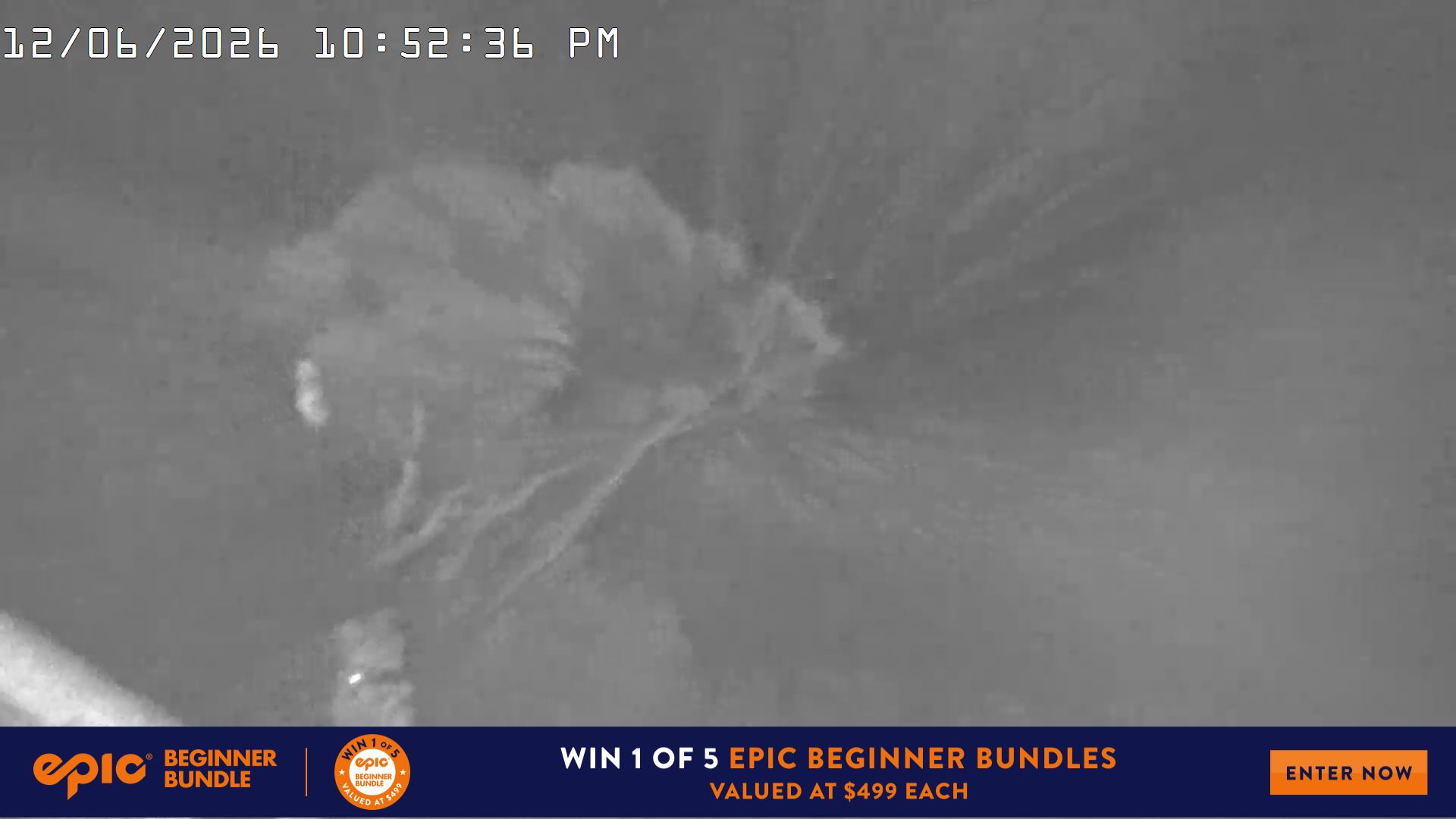 Mt Hotham Pup's and Sun Run snow cam captured at 12 June 2026, 12:56 pm