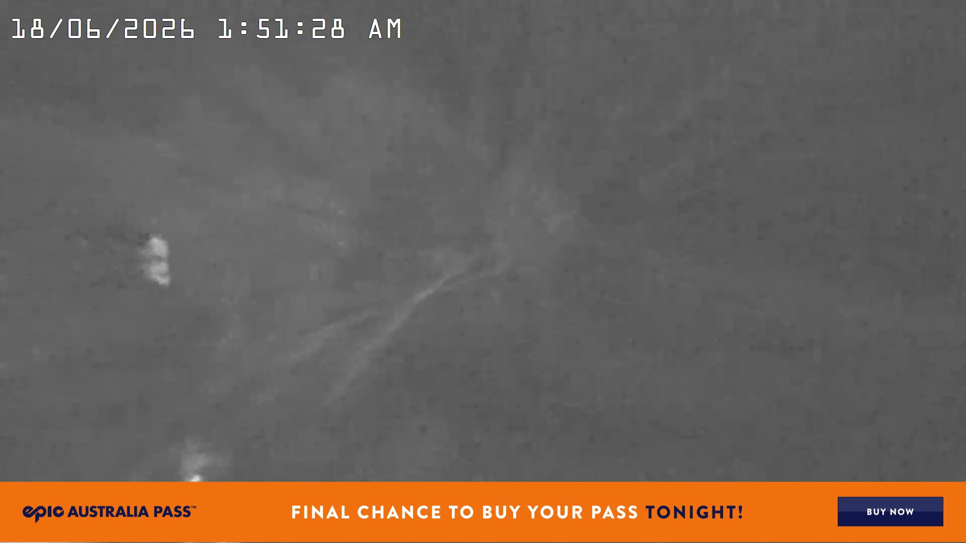 Mt Hotham Pup's and Sun Run snow cam captured at 17 June 2026, 3:54 pm
