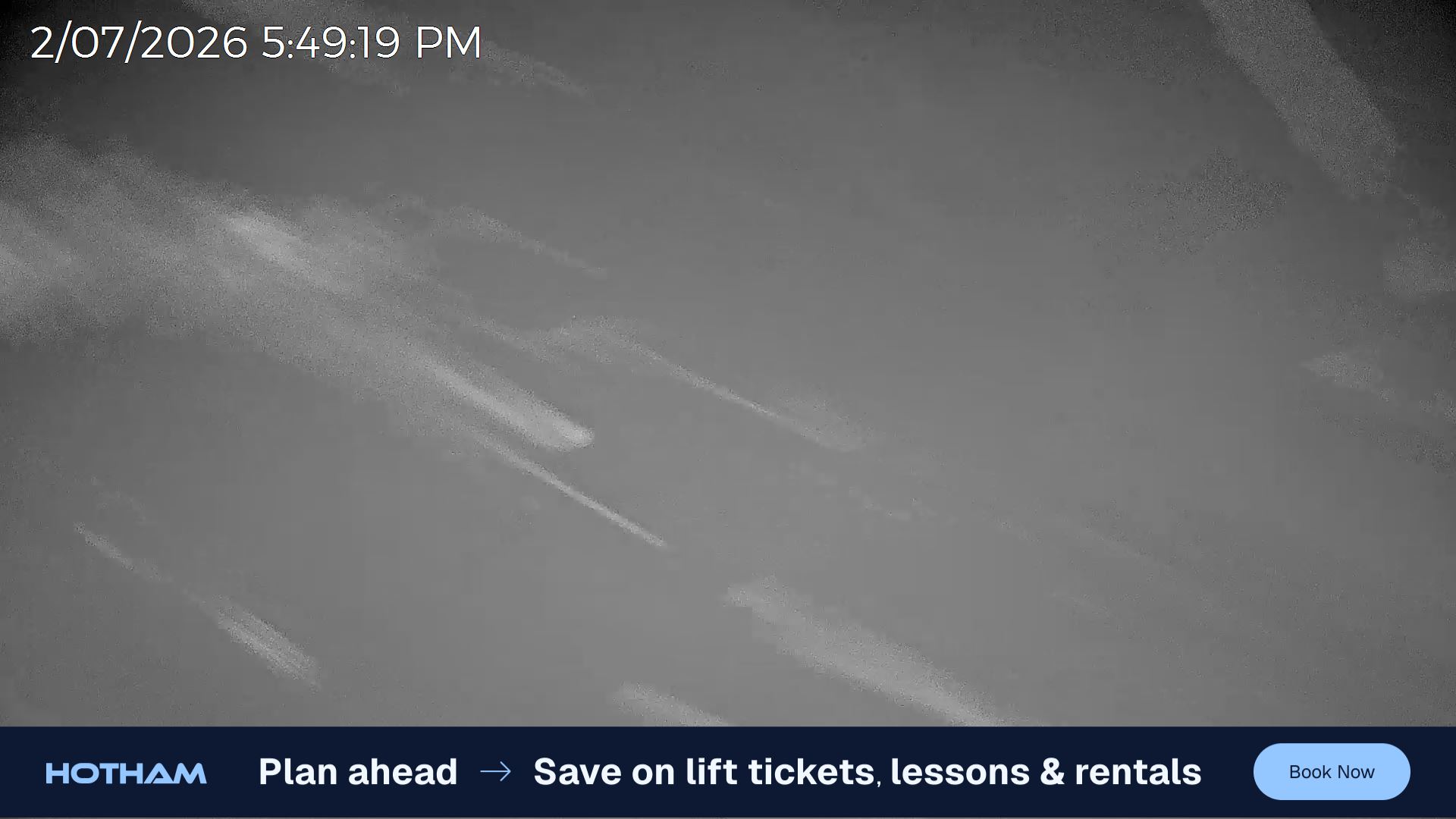 Mt Hotham Gotcha snow cam captured at 2 July 2026 at 5:50 pm AEST