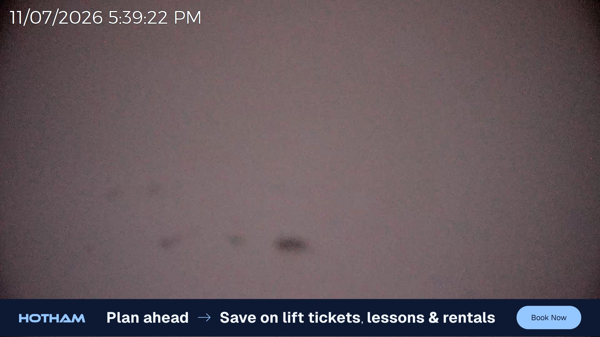 Mt Hotham Gotcha snow cam captured at 11 July 2026 at 5:47 pm AEST