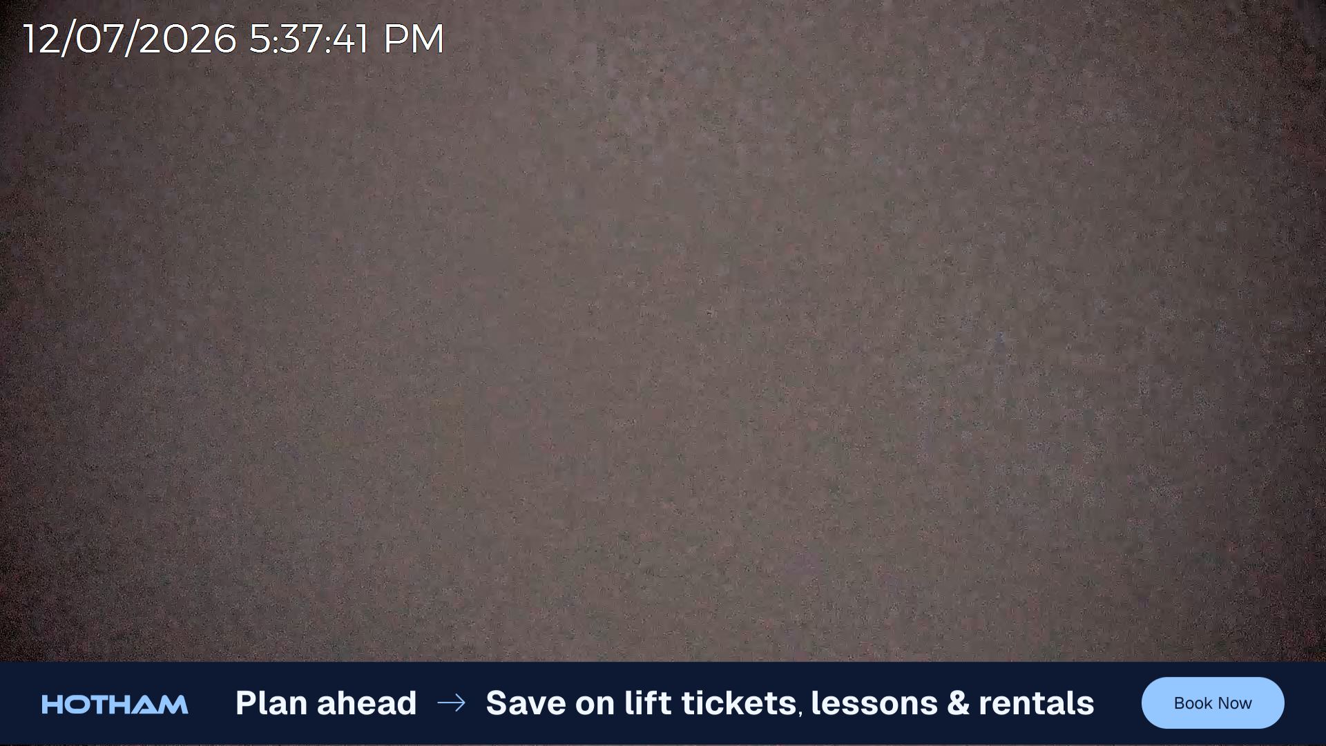 Mt Hotham Gotcha snow cam captured at 12 July 2026 at 5:47 pm AEST