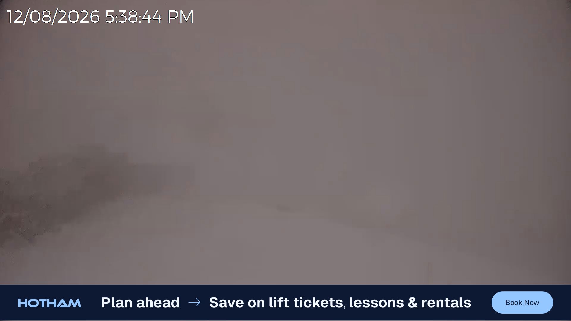 Mt Hotham Gotcha snow cam captured at 12 August 2026 at 5:42 pm AEST