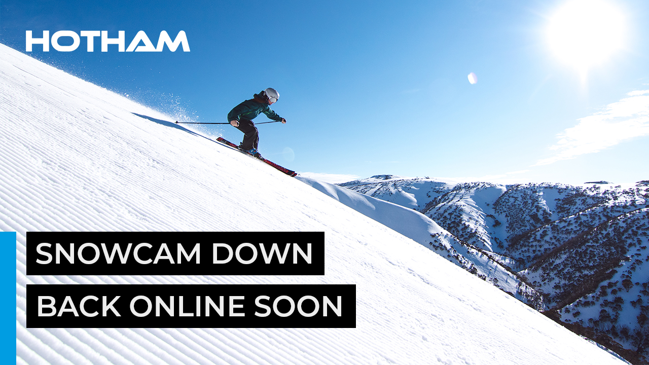 Mt Hotham Gotcha snow cam captured at 14 August 2026 at 5:01 pm AEST