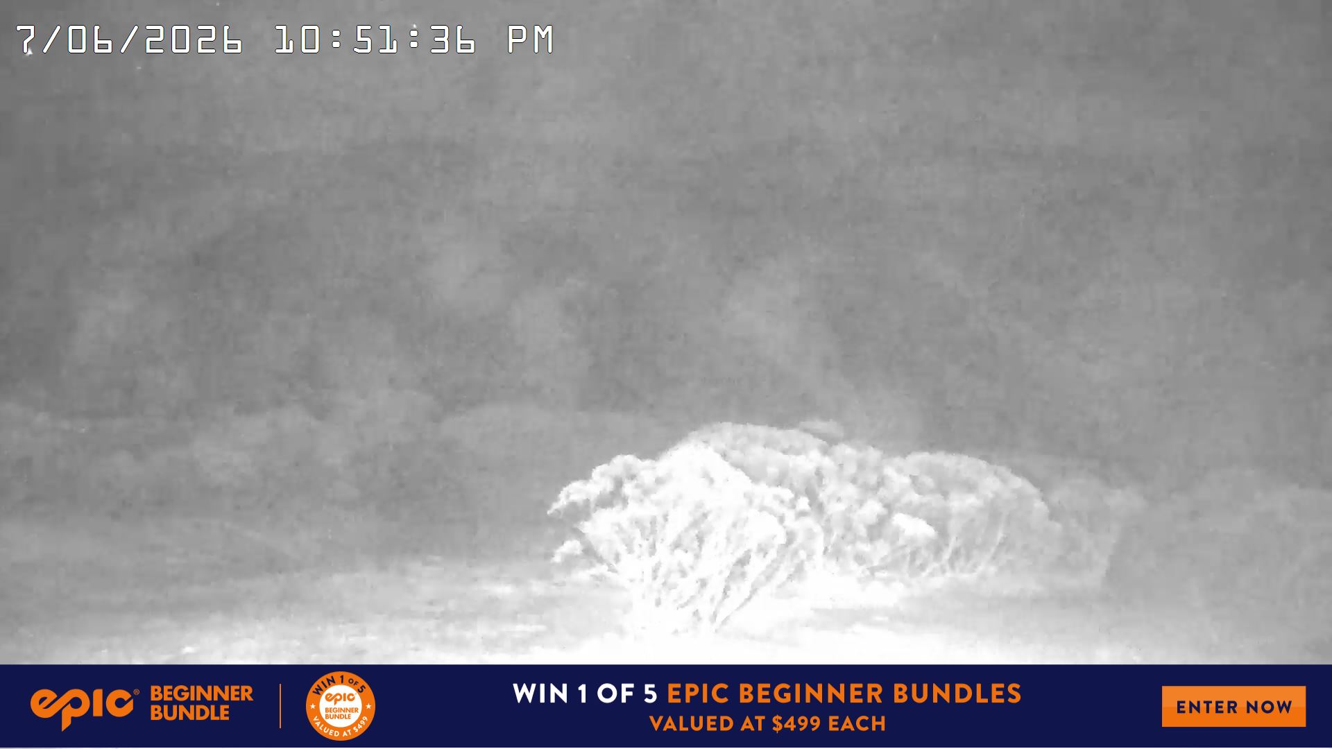 Mt Hotham Golden Point snow cam captured at 7 June 2026, 1:05 pm