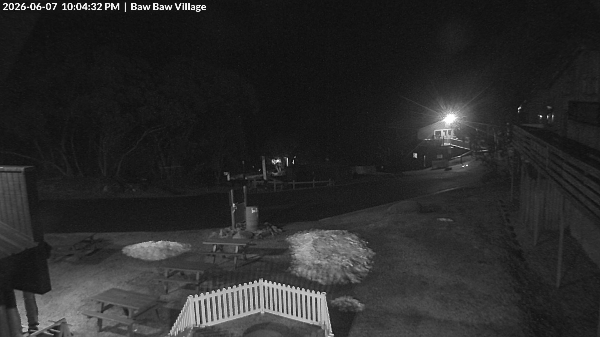 Mt Baw Baw Baw Baw Village snow cam captured at 7 June 2026, 12:05 pm