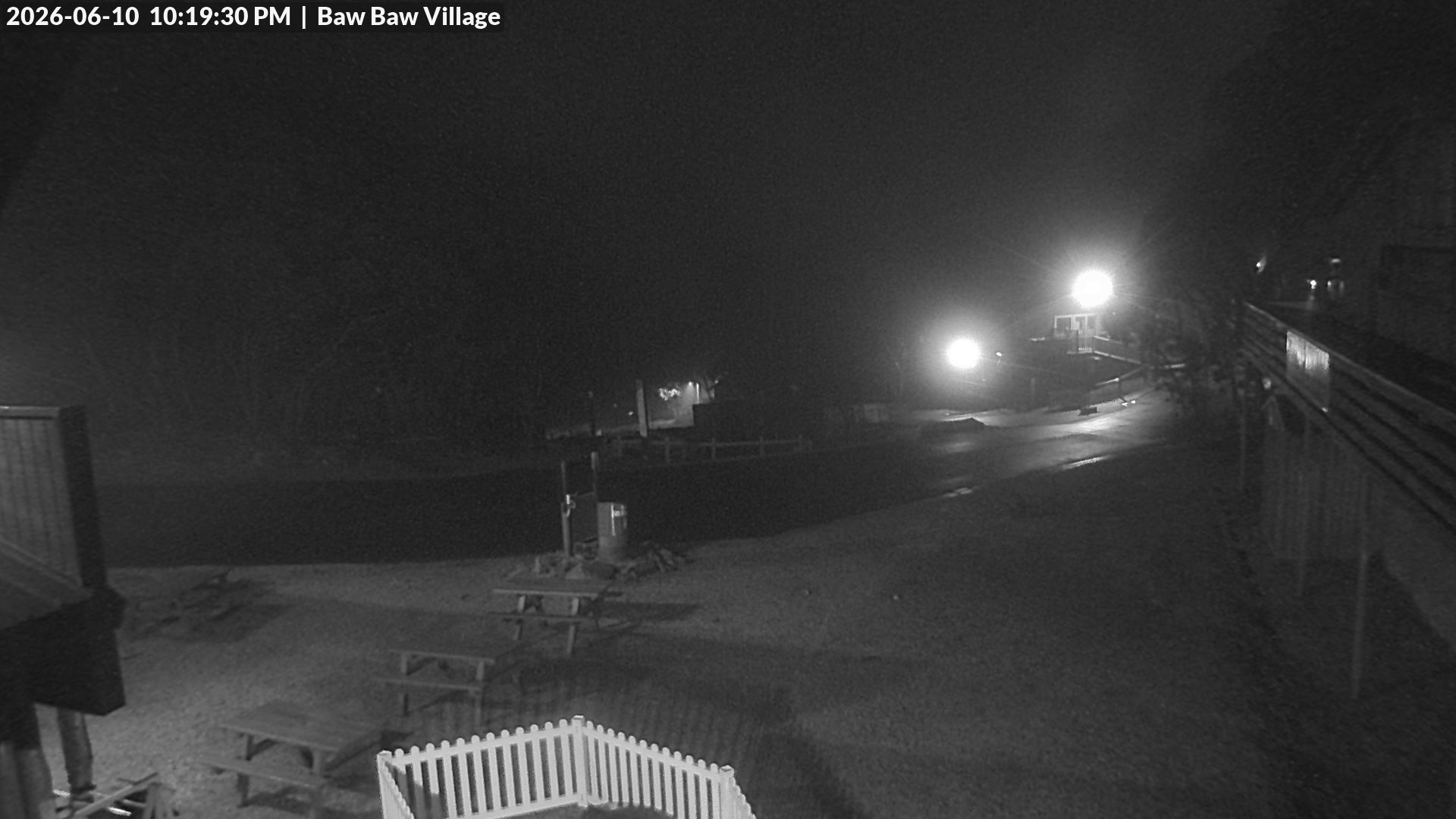 Mt Baw Baw Baw Baw Village snow cam captured at 10 June 2026, 12:20 pm
