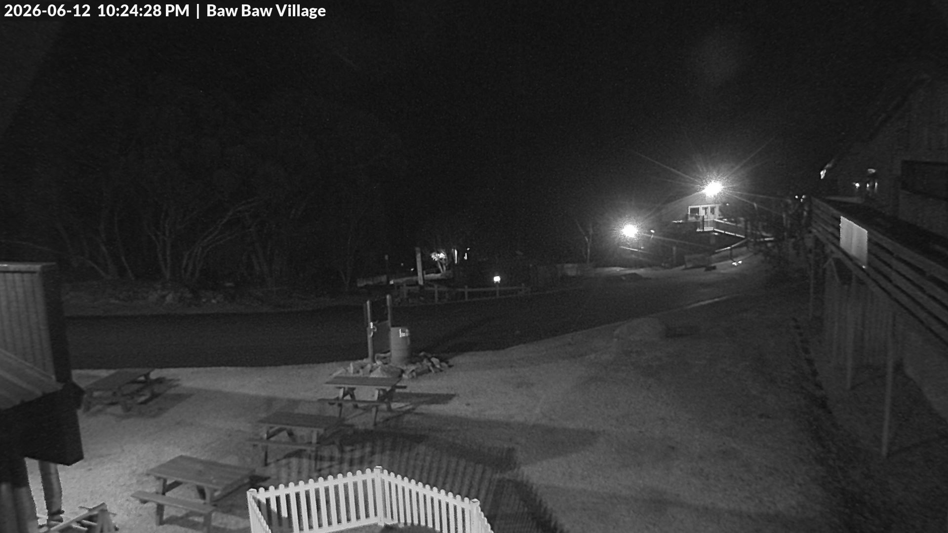 Mt Baw Baw Baw Baw Village snow cam captured at 12 June 2026, 12:26 pm