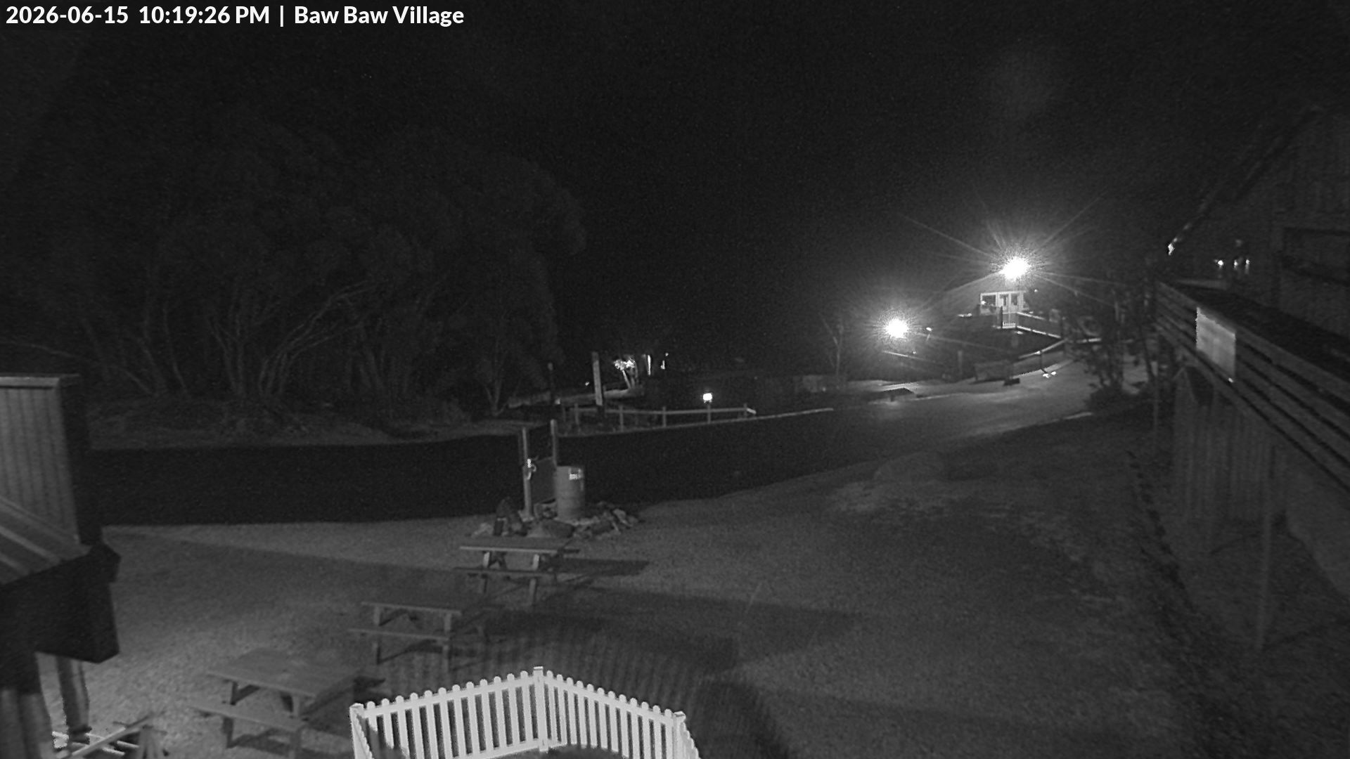 Mt Baw Baw Baw Baw Village snow cam captured at 15 June 2026, 12:19 pm