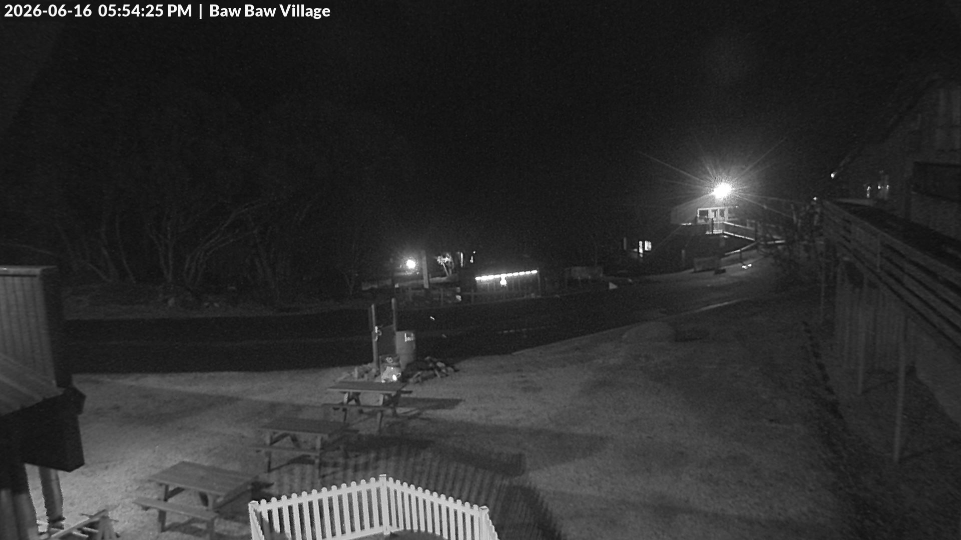 Mt Baw Baw Baw Baw Village snow cam captured at 16 June 2026, 7:55 am