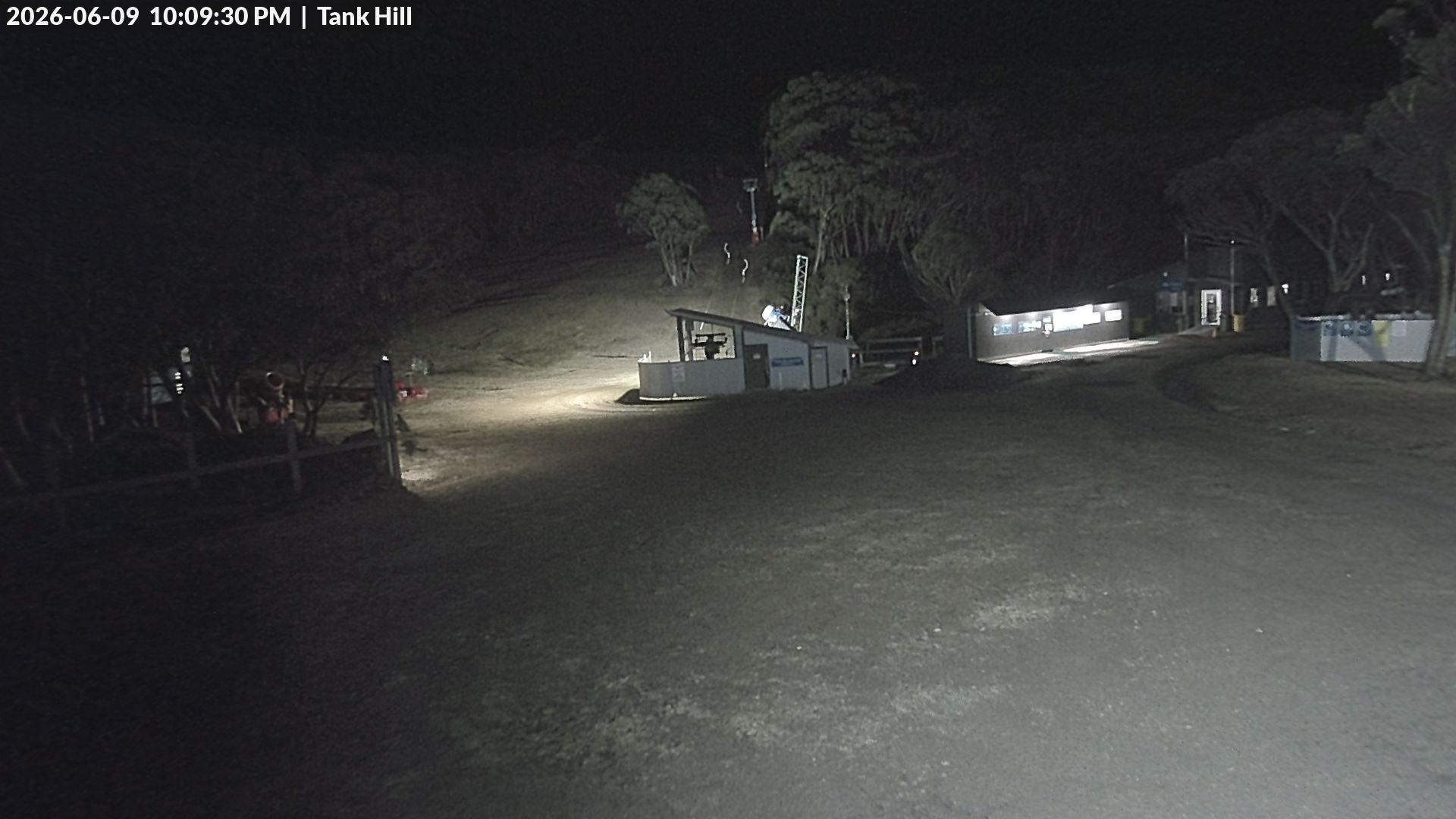 Mt Baw Baw Tank Hill snow cam captured at 9 June 2026, 12:10 pm