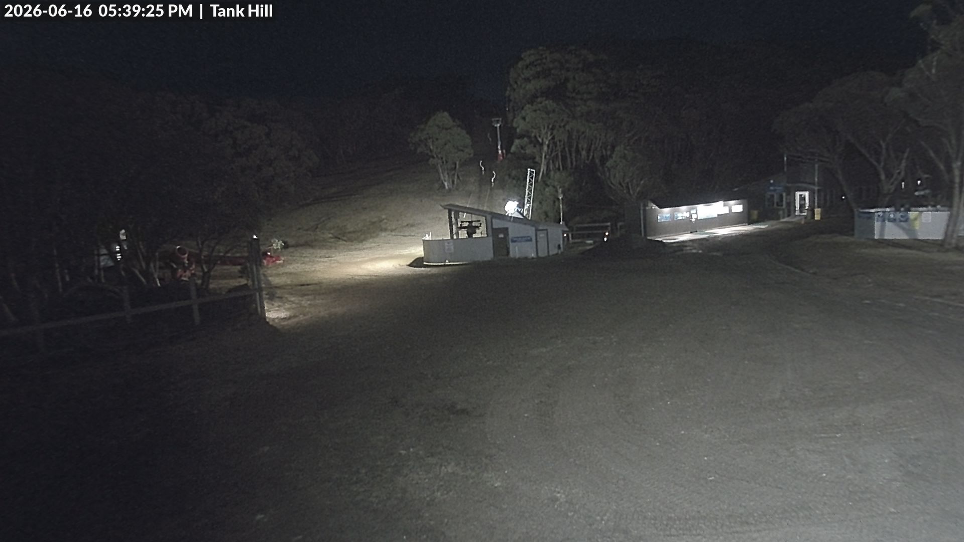 Mt Baw Baw Tank Hill snow cam captured at 16 June 2026, 7:39 am