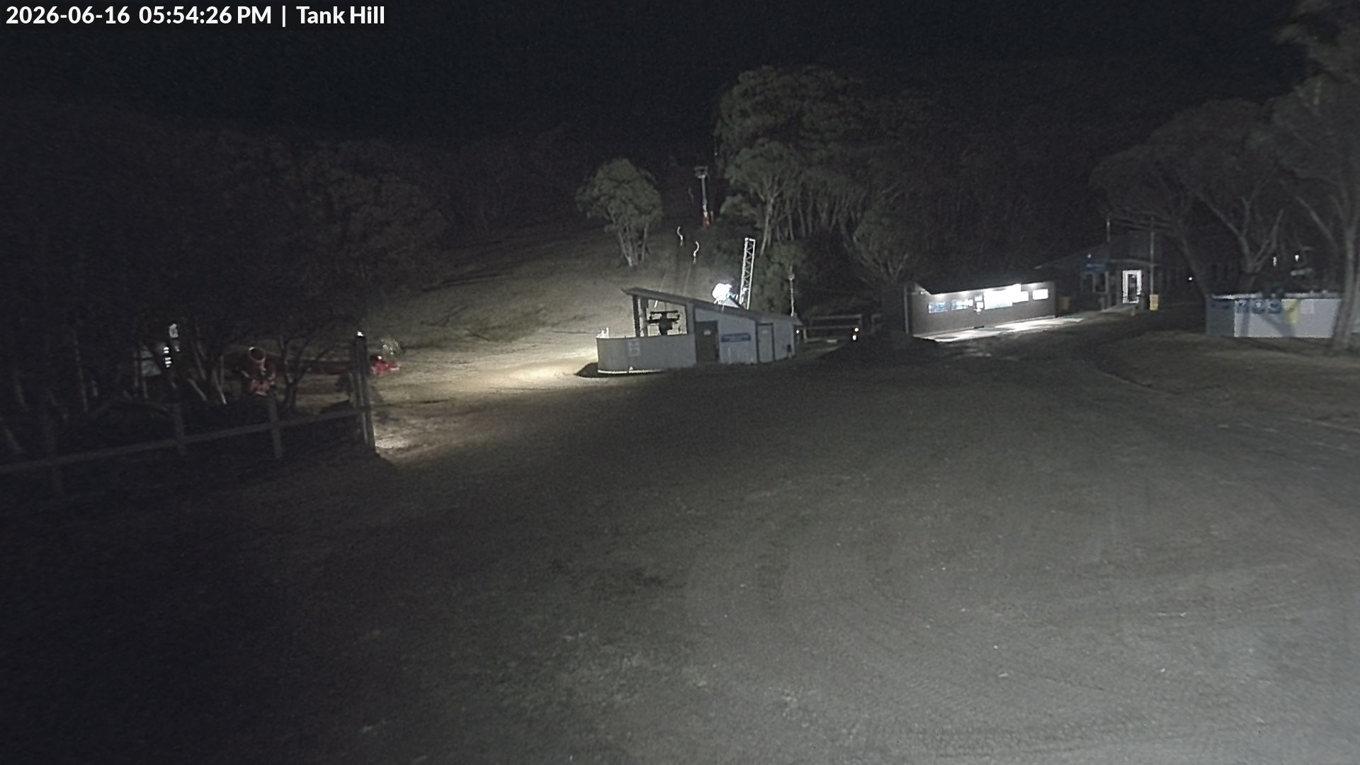 Mt Baw Baw Tank Hill snow cam captured at 16 June 2026, 7:57 am