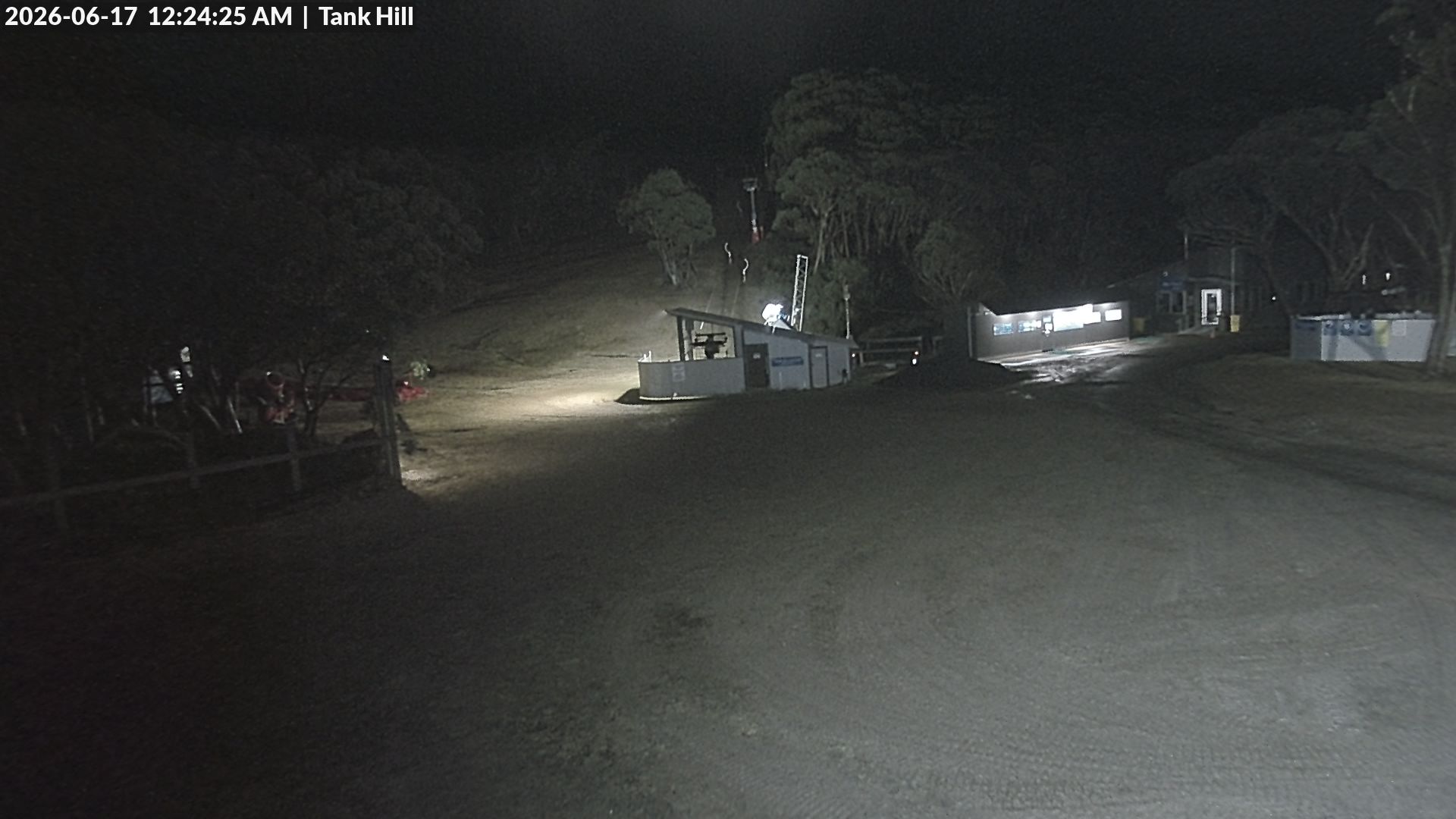Mt Baw Baw Tank Hill snow cam captured at 16 June 2026, 2:27 pm