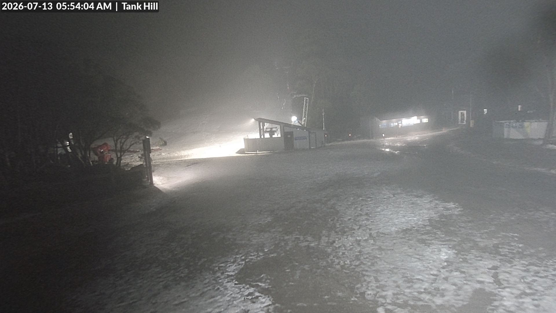 Mt Baw Baw Tank Hill snow cam captured at 13 July 2026 at 5:56 am AEST