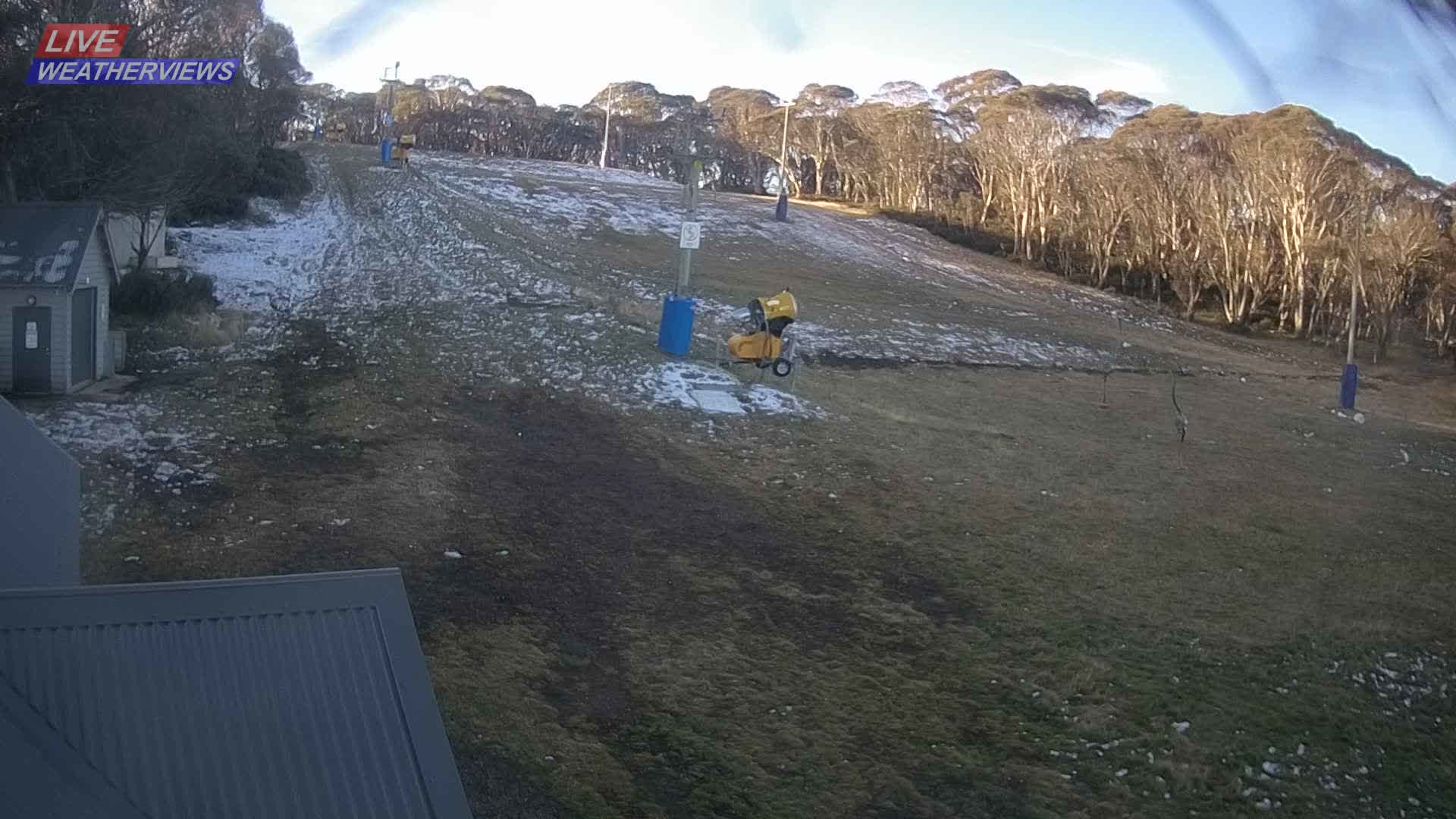 Dinner Plain Cobungra Platter snow cam captured at 7 June 2026, 6:08 am