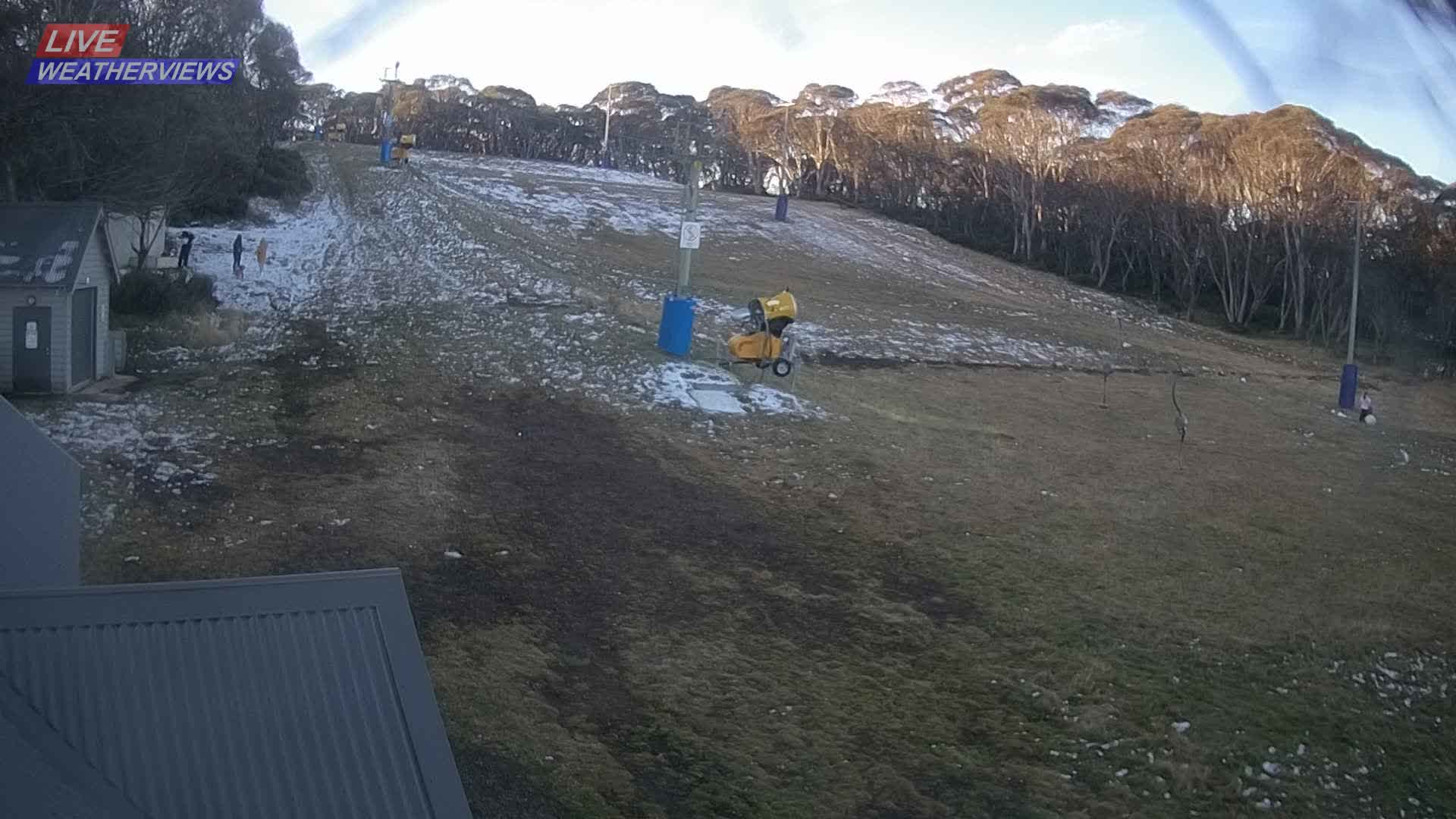 Dinner Plain Cobungra Platter snow cam captured at 7 June 2026, 6:23 am