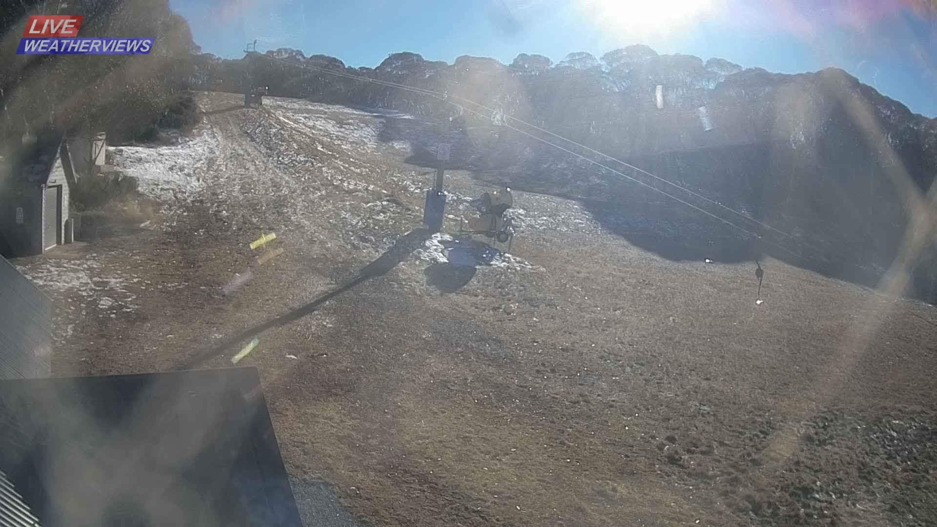 Dinner Plain Cobungra Platter snow cam captured at 7 June 2026, 11:36 pm