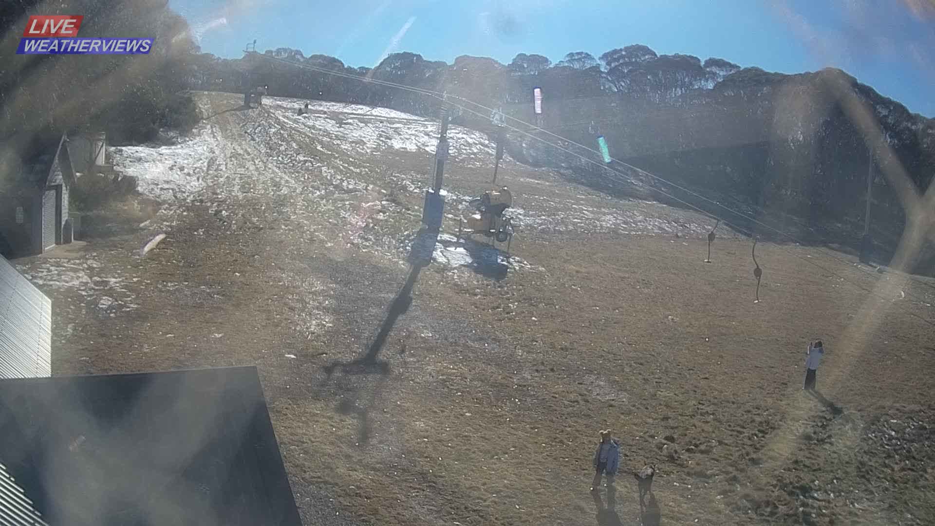 Dinner Plain Cobungra Platter snow cam captured at 8 June 2026, 12:24 am