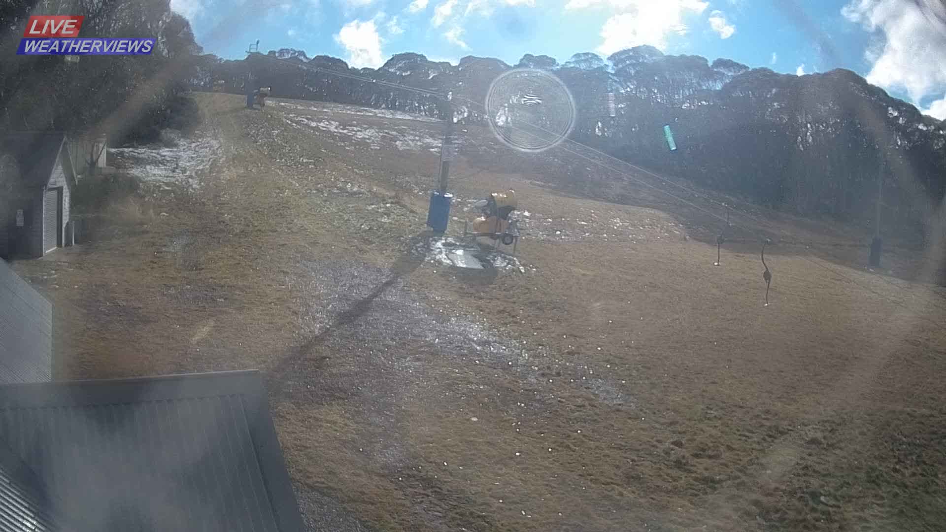 Dinner Plain Cobungra Platter snow cam captured at 8 June 2026, 11:58 pm