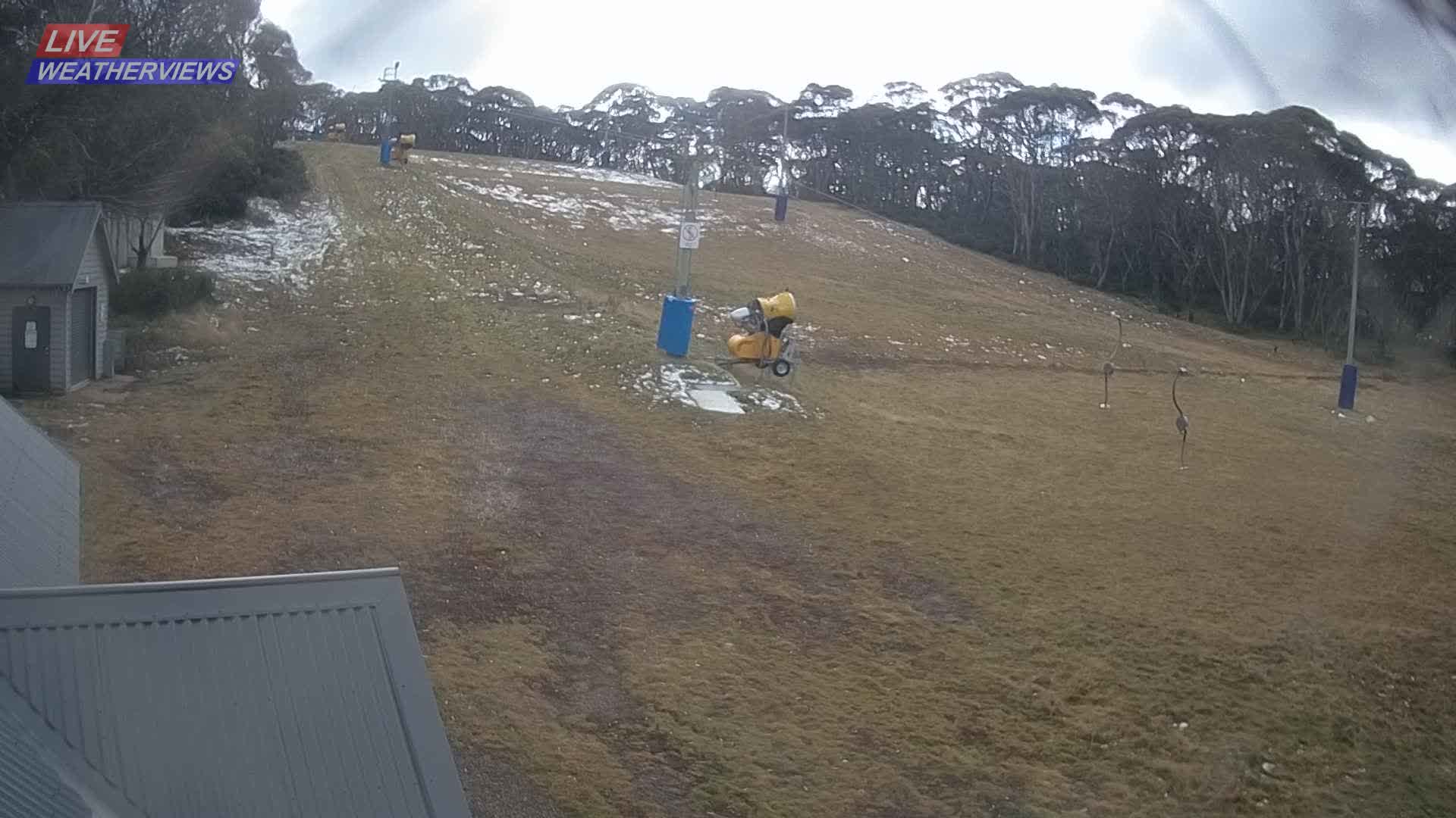 Dinner Plain Cobungra Platter snow cam captured at 9 June 2026, 12:34 am