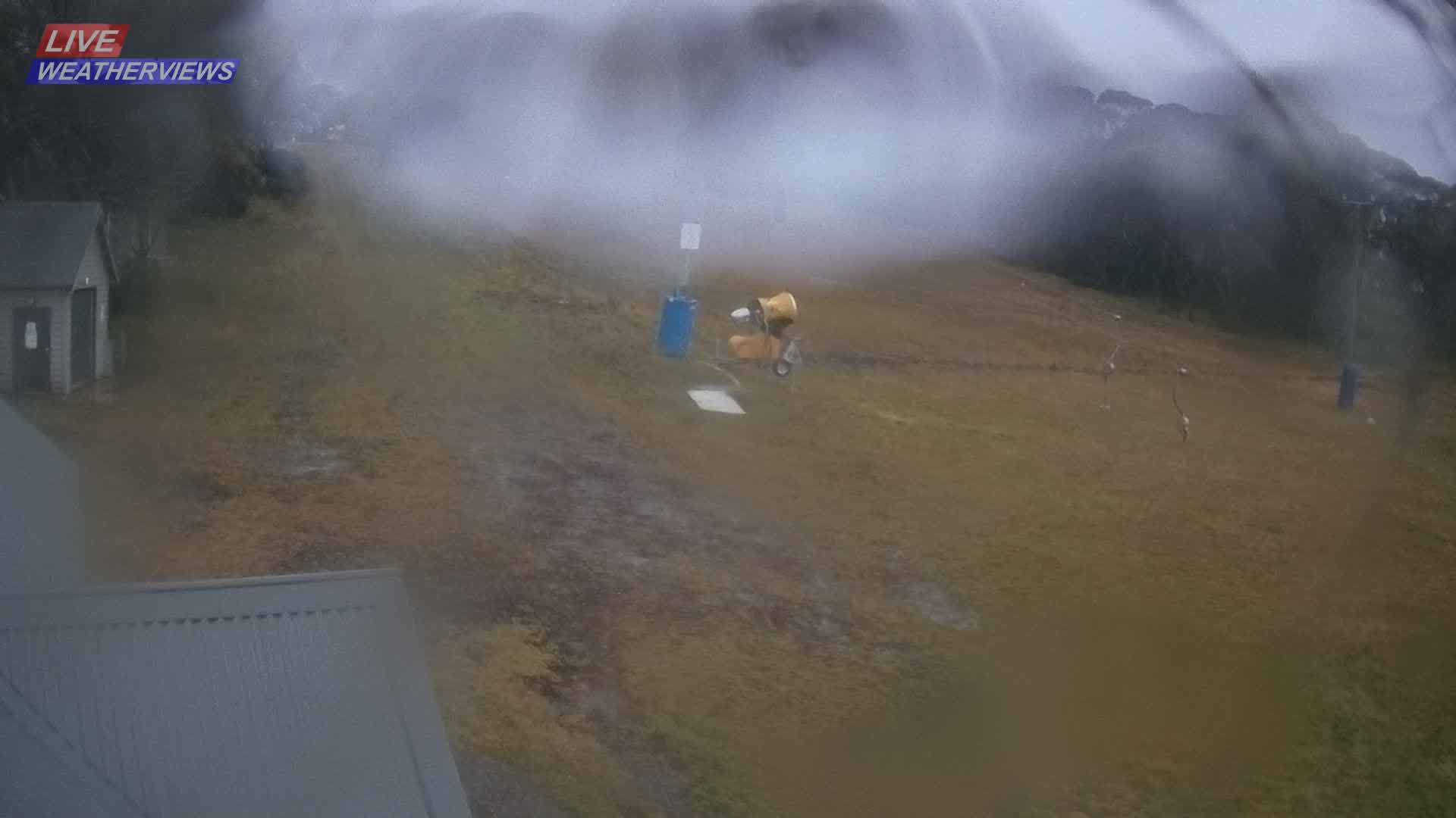 Dinner Plain Cobungra Platter snow cam captured at 9 June 2026, 9:23 pm