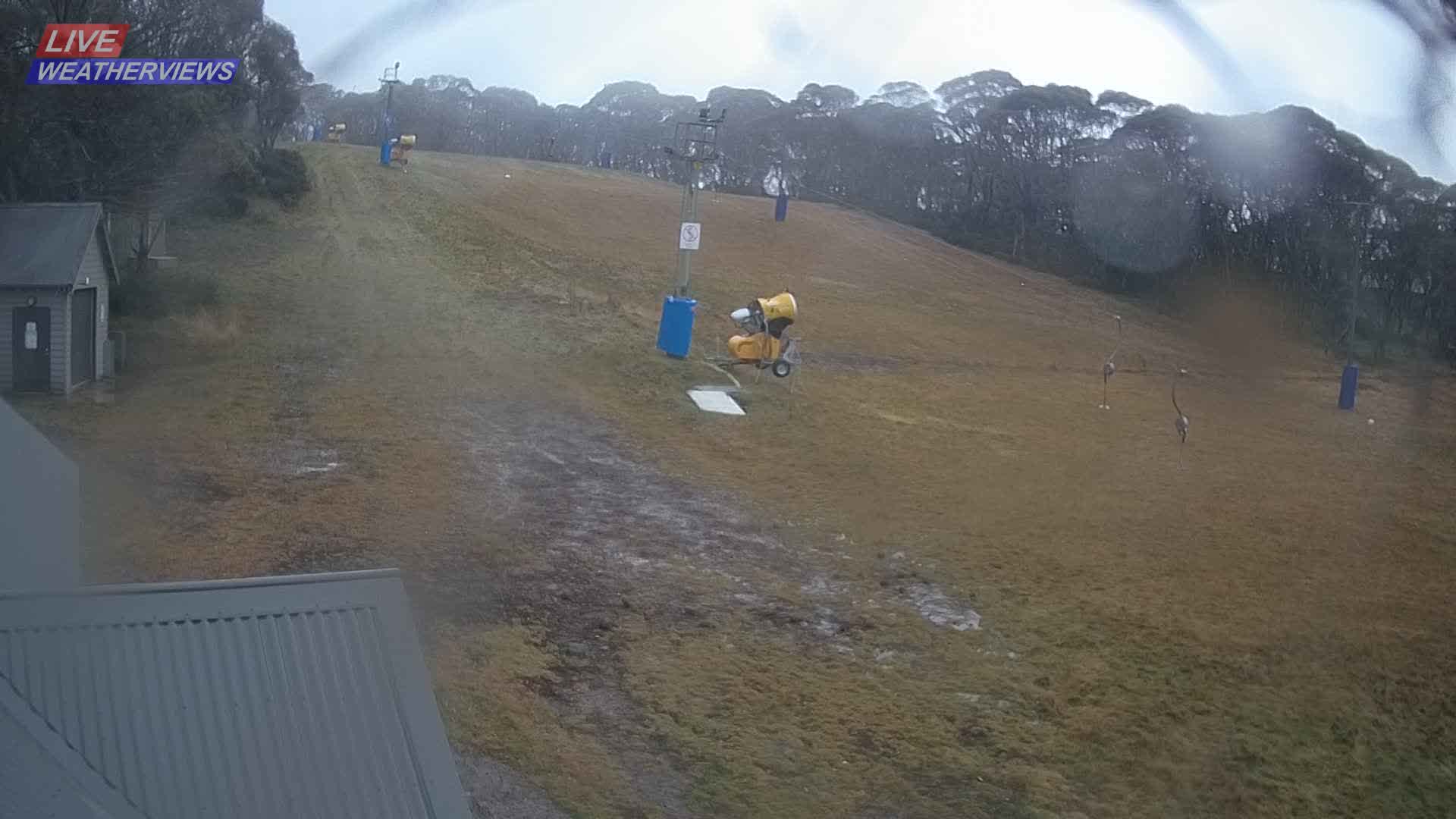 Dinner Plain Cobungra Platter snow cam captured at 9 June 2026, 10:11 pm