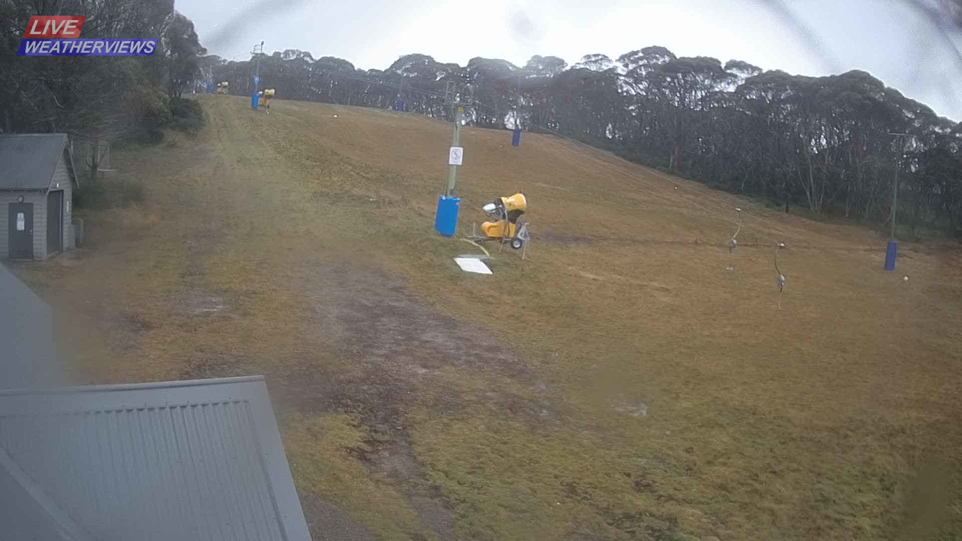Dinner Plain Cobungra Platter snow cam captured at 9 June 2026, 10:35 pm