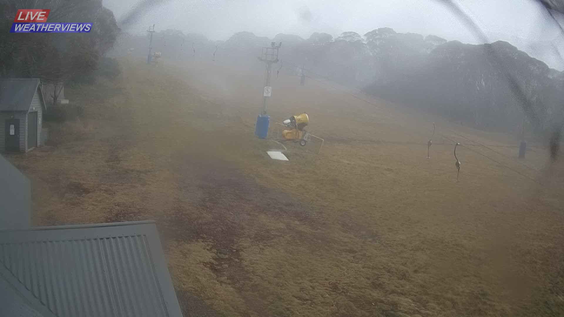 Dinner Plain Cobungra Platter snow cam captured at 13 June 2026, 12:38 am