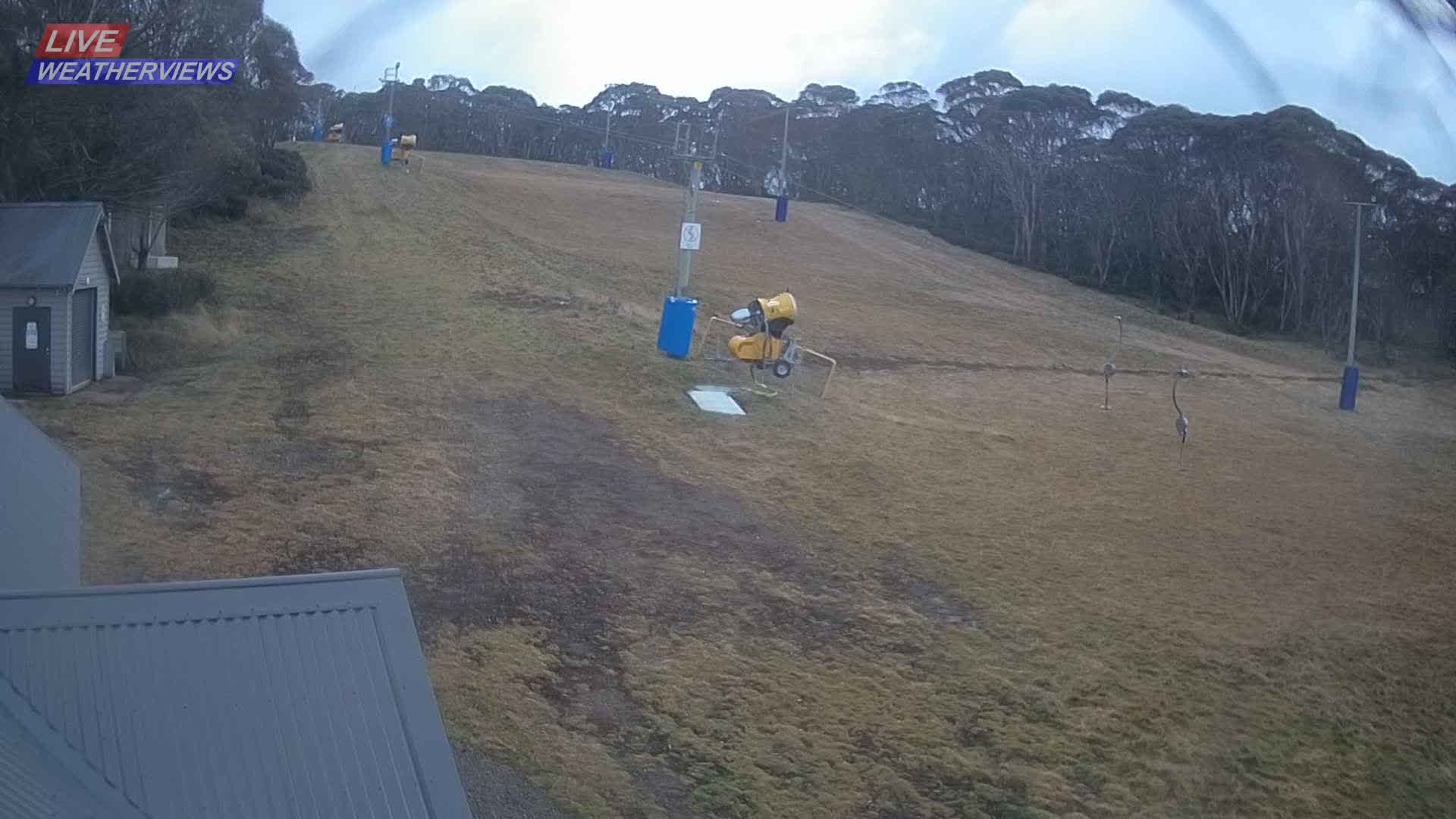 Dinner Plain Cobungra Platter snow cam captured at 15 June 2026, 11:33 pm