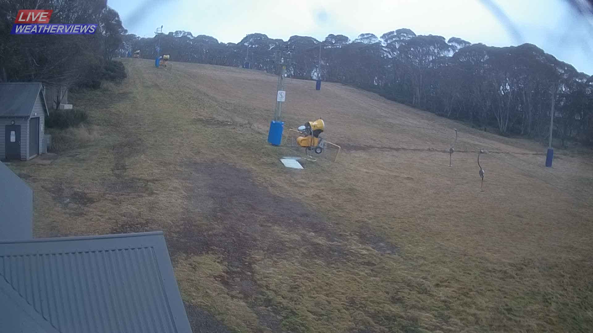 Dinner Plain Cobungra Platter snow cam captured at 16 June 2026, 9:57 pm