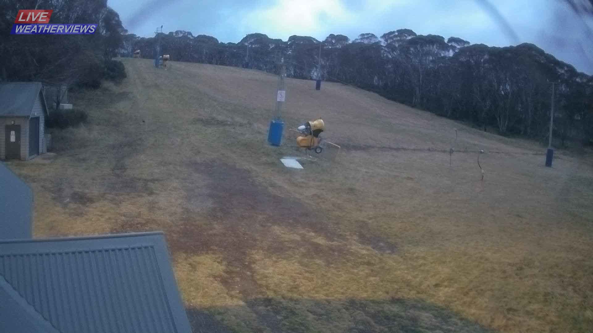 Dinner Plain Cobungra Platter snow cam captured at 17 June 2026, 9:15 pm