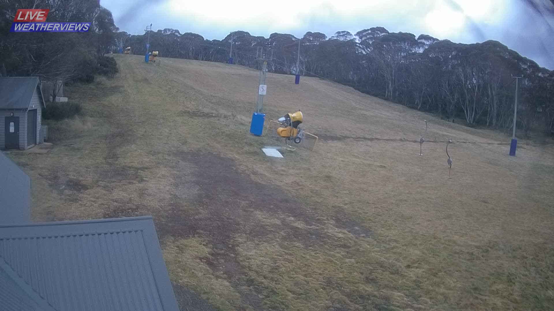 Dinner Plain Cobungra Platter snow cam captured at 17 June 2026, 9:33 pm