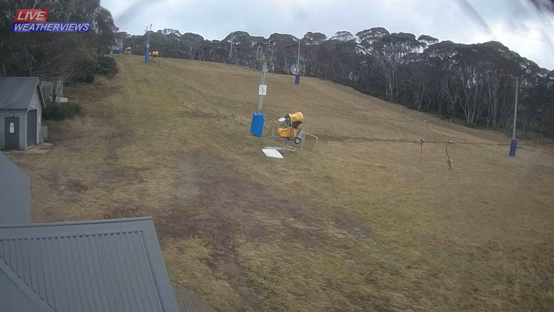 Dinner Plain Cobungra Platter snow cam captured at 17 June 2026, 11:27 pm