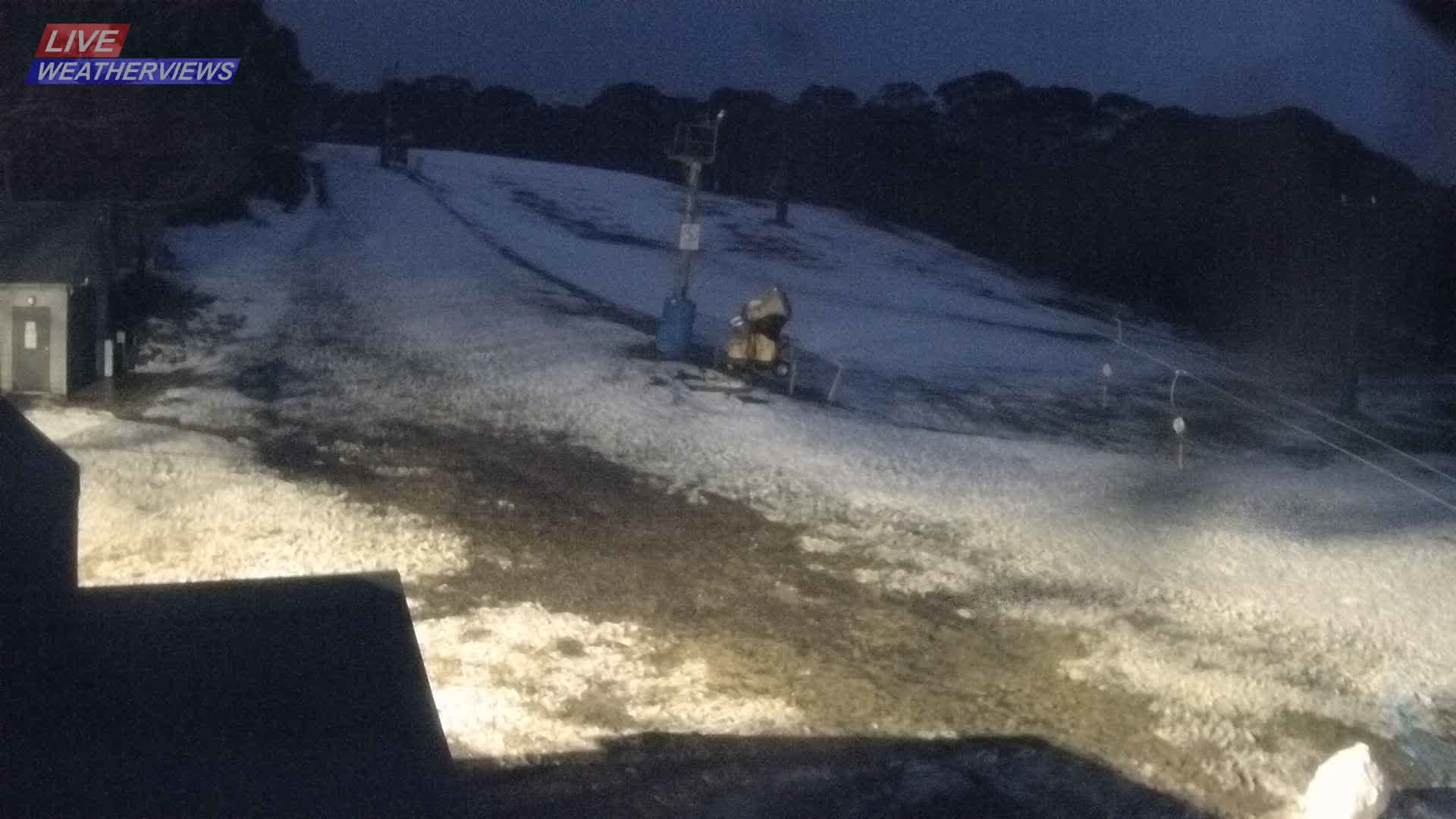 Dinner Plain Cobungra Platter snow cam captured at 14 July 2026 at 6:07 pm AEST
