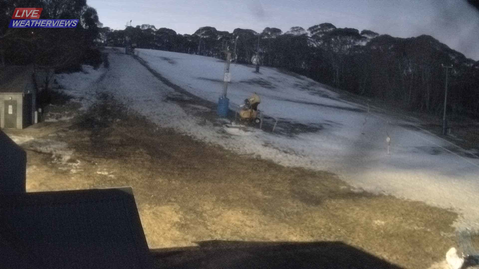 Dinner Plain Cobungra Platter snow cam captured at 18 July 2026 at 6:07 pm AEST