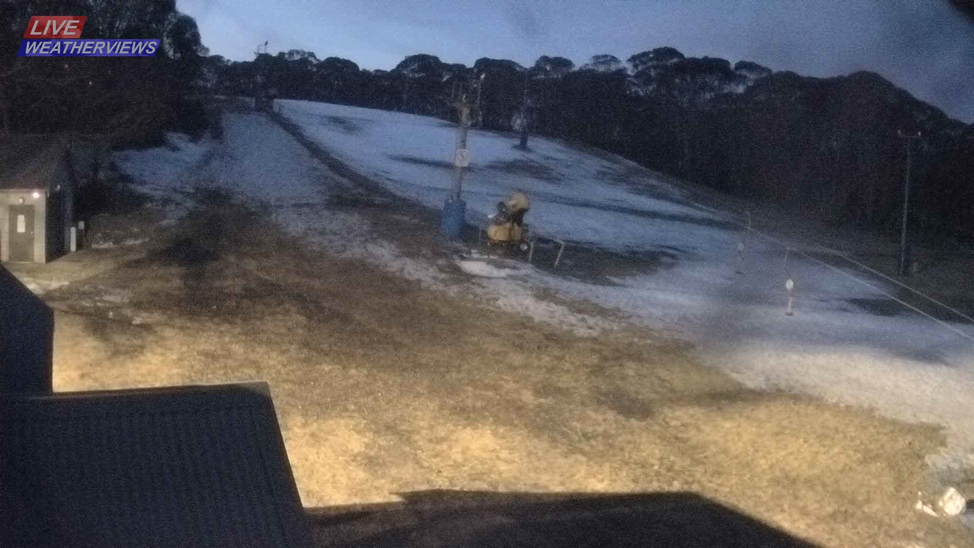 Dinner Plain Cobungra Platter snow cam captured at 20 July 2026 at 6:07 pm AEST