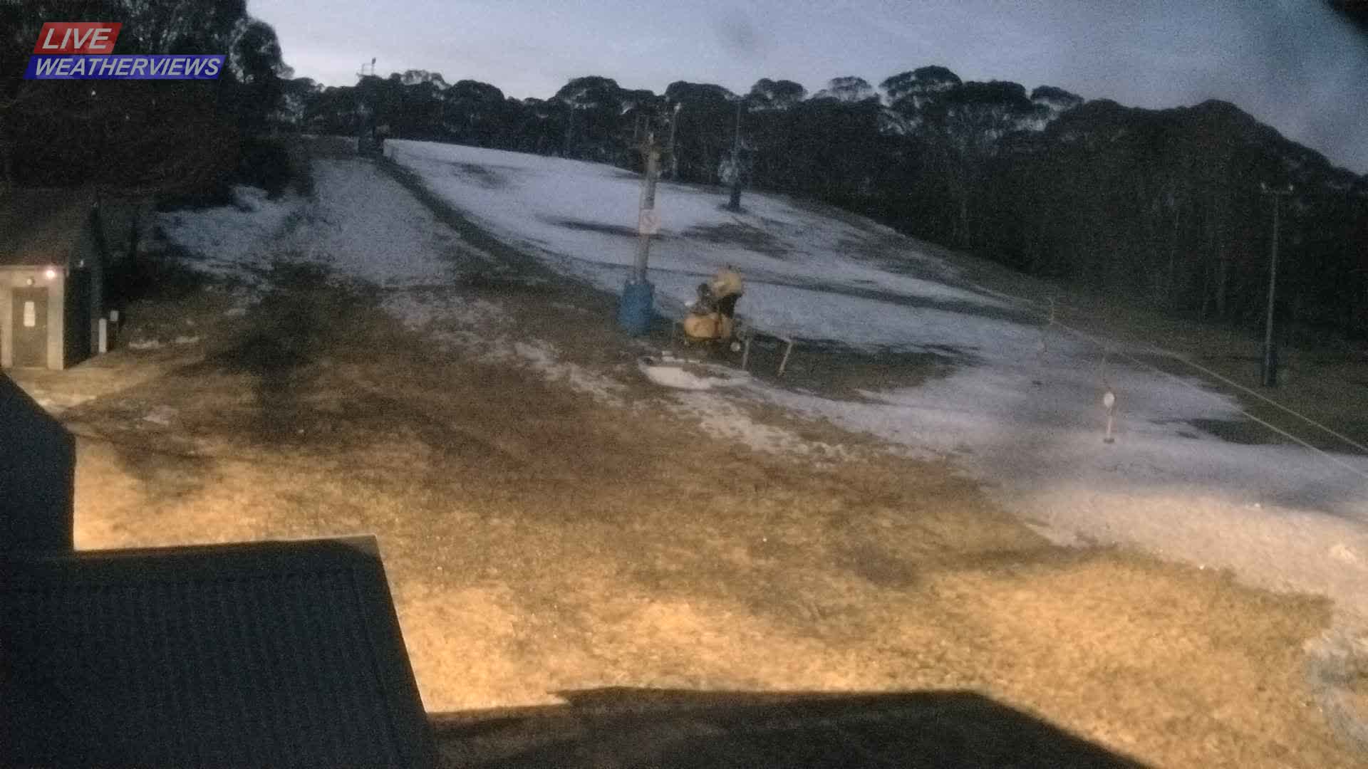 Dinner Plain Cobungra Platter snow cam captured at 21 July 2026 at 6:07 pm AEST