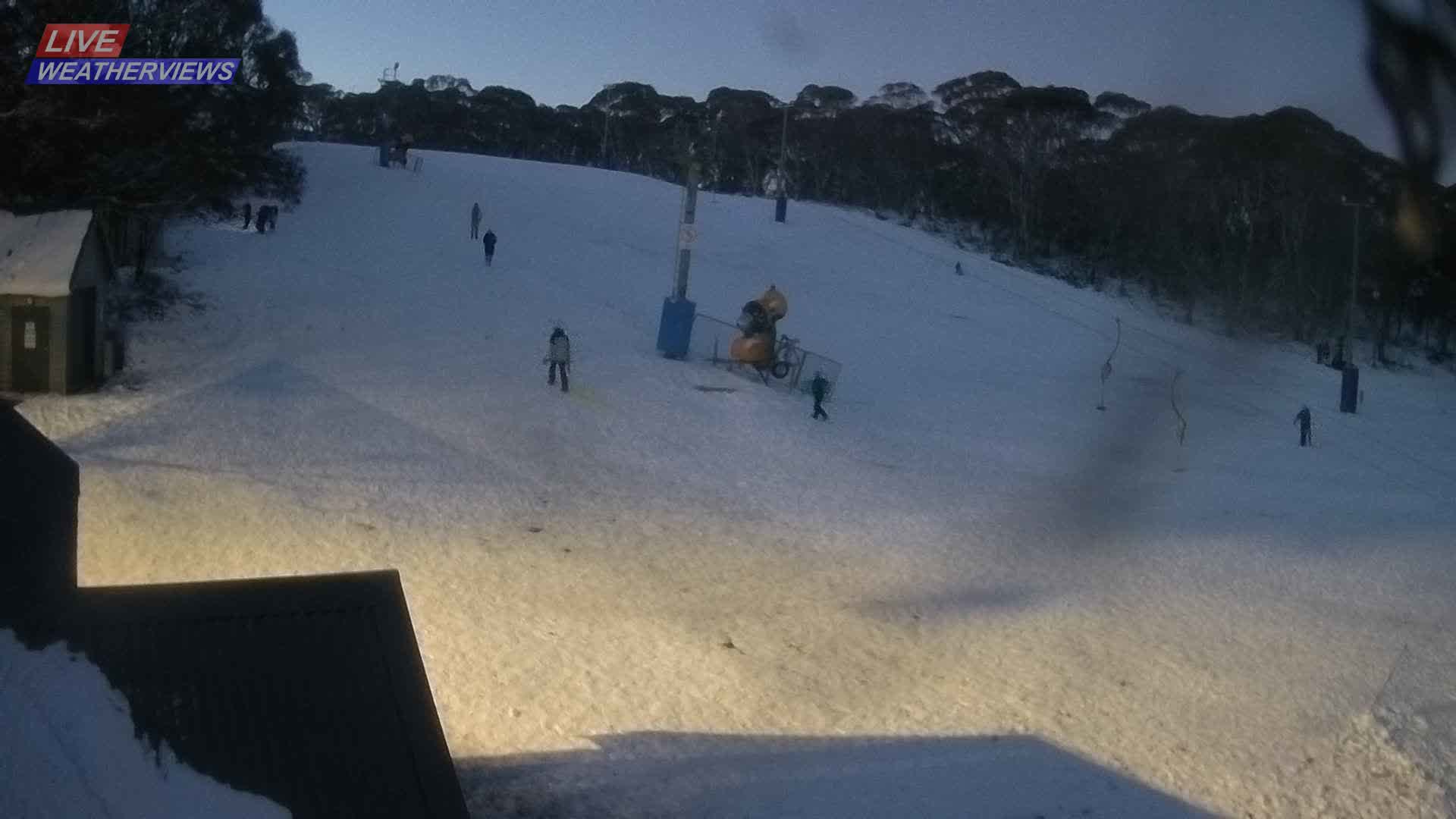 Dinner Plain Cobungra Platter snow cam captured at 30 July 2026 at 6:09 pm AEST