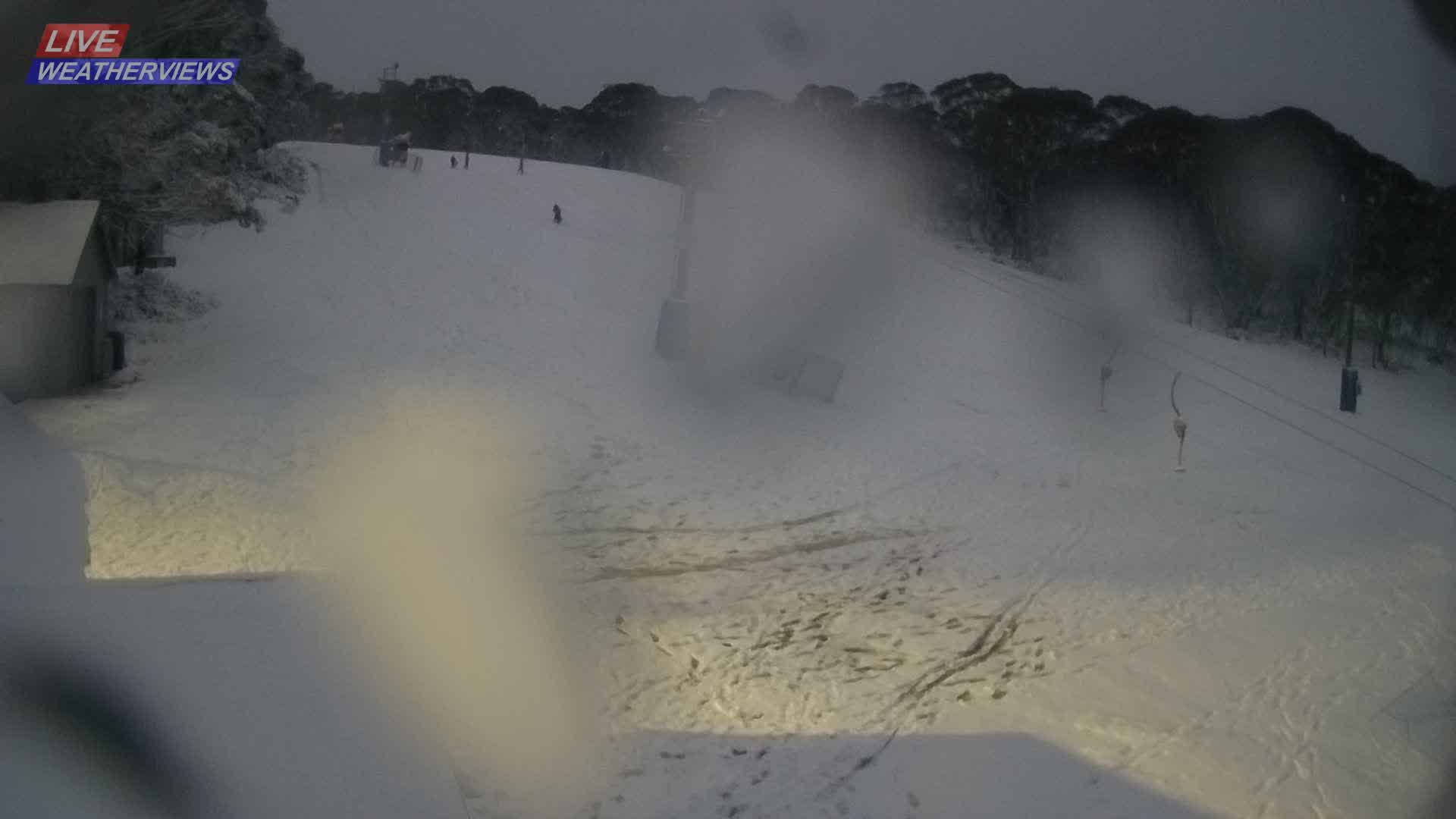 Dinner Plain Cobungra Platter snow cam captured at 10 August 2026 at 6:08 pm AEST
