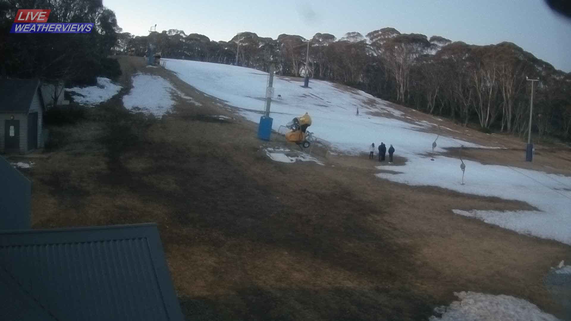 Dinner Plain Cobungra Platter snow cam captured at 14 August 2026 at 5:57 pm AEST
