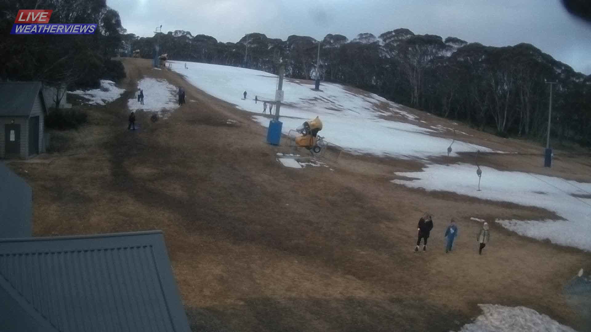 Dinner Plain Cobungra Platter snow cam captured at 15 August 2026 at 5:57 pm AEST