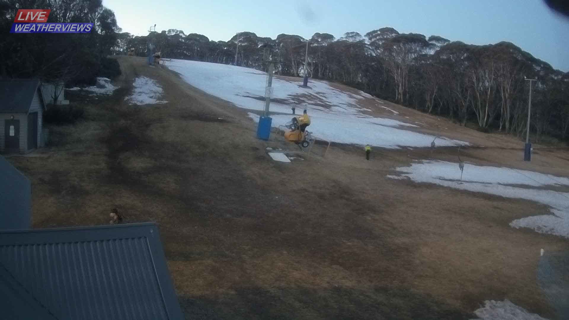 Dinner Plain latest representative frame captured at 17 August 2026 at 5:57 pm AEST