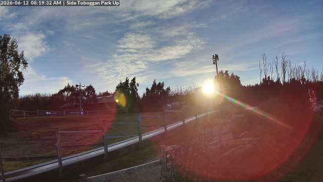 Lake Mountain Mini Toboggan Run snow cam captured at 11 June 2026, 10:20 pm