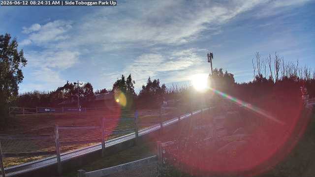 Lake Mountain Mini Toboggan Run snow cam captured at 11 June 2026, 10:26 pm